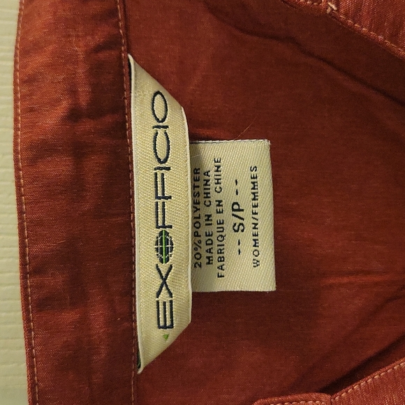 Exoficio, size S/P, red shirt - Picture 4 of 5